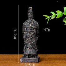 골동품 인테리어 소품 빈티지 앤틱 옛날 물건 중국어 테라코타 전사 조각 진나라 전사 수제 모델 선물 공예 홈 액세서리, 1pc