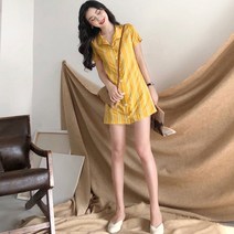 에이라인 원피스 지훈 프렌치 틱톡 스윗 CHIC 부드러운 머메이드한 프랑스 보이핏 볼륨 리시안시스 여름 2187692304