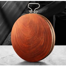 중식 원목 나무 원형 두꺼운 도마
