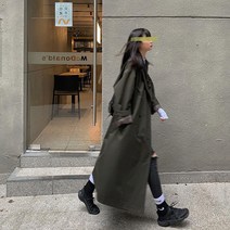 올 트렌치코트 코트 봄 롱 기장 겨울 여자외투 네파레인코트 여성롱코트 여성조끼