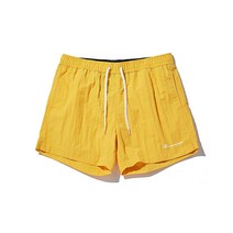 M 챔피온반바지 KQC CKPA-2E043-Y2 EU Champion로고 5인치 나일론 숏팬츠 NORMAL YELLOW