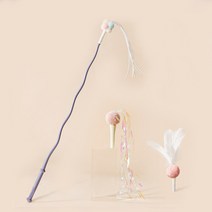 누리펫 3in1 고양이 낚시대 장난감 매직 스틱1+아이템3