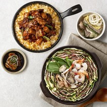 애슐리 해산물 밀푀유나베+콘치즈 바비큐 치킨 (총 4인분) 홈파티 밀키트