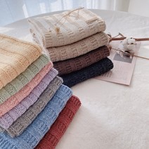 DIY손뜨개 대바늘목도리 뜨개질패키지 동영상포함(실+도안+영상 구성), 숏(아이용 여성용 미니 : 1볼), 스카이블루