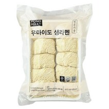 우마이도 생라멘 1.2kg 모노 일본 생라면 생면, 1개