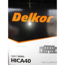 델코 산업용 배터리 HI-CA 40(12V 40Ah) UPS 정류기반 수배전반 비상발전기 시동 무보수 밀폐형 축전지, HI-CA 40 (40Ah), 폐배터리반납안함
