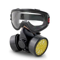 안전방독면 화재 농약 공사현장 피부보호 작업 안경 반면 가스 호흡기 마스크 화학 물질, 1-안경2