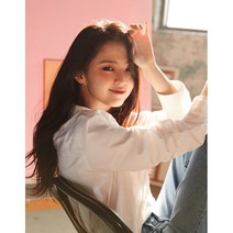 [지오다노] 343501 여성 포플린 베이직 셔츠 05343501