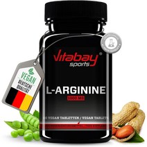 vitabay 아르기닌 1000mg 비건 60정제, 1통, 140g