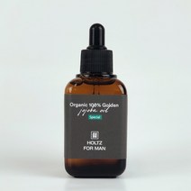 홀츠포맨 유기농 100% 골든 호호바오일 60ml 옴므 남성 남자 화장품 천연 페이스오일 고보습 광채피부 물광, 2개