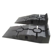 차량용 타이어 리프트 리프팅 잭 수리도구1 쌍 2500kg 중장비 자동차 경사로 긴, 검은색