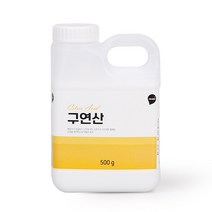 식품첨가물 분말형 구연산 500g citric acid 천연세제, 1개