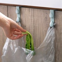 싱크대하부장걸이 싱크대 행주 걸이 음식물쓰레기봉투, 1개, 핑크