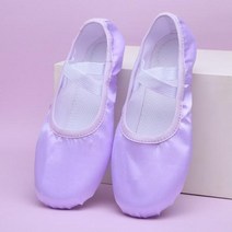 발레 여자 슈즈 새틴 소프트 솔 댄스 슬리퍼 어린이 연습 슈즈 여성 댄스 요가 운동화, purple+29