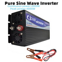 인버터 컨버터 순수 사인파 가정용 자동차 전력 변환기 태양 에너지 DC 12V 24V 48V 60V 에서 AC 110V 220V 50HZ 60HZ 2000W 3000W 4000W, 4000W+72+Universal 120v 60hz