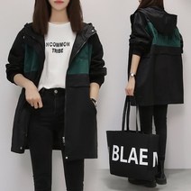 하프 트렌치 코트 춘추 패션 겉옷 바람막이 여자봄자켓 여름바람막이 봄아우터
