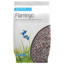 AquaNatural 플라밍고 4.5kg(10파운드) 자갈 기질 아쿠아스케이핑 수족관 비바륨 및 테라리움용 4-6mm 로즈 핑크