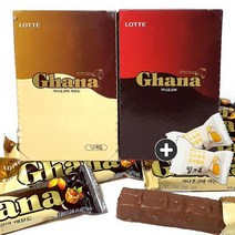 주전부리몰 롯데제과 1+1 가나초코바 아몬드(12개) 1통+땅콩(12개) 1통(+밀크츄 2개 포함), 1세트, 1140g