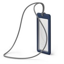 엘라고 ID4 사원증 홀더, 진인디고 + 다크그레이, 1개