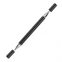 애플 전기종 호환 2 in 1 스타일러스펜 정전식볼펜 볼펜터치펜 메탈펜촉 짭플펜슬 아이패드 1세대 2세대, 실버