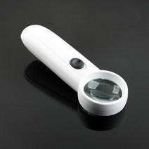 LED 라이트 조명 확대경 렌즈 37mm 15배 돋보기, 단품