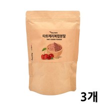 에너데이 타트체리 분말 가루 타르트 체리 농축액 쥬스 파우더 말린 건조 레드비트 풋사과 복합분말 먹는법 효능, 3개, 120g