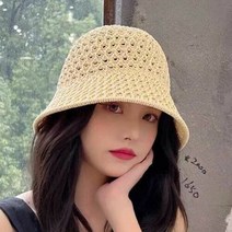 에이치플러스몰 여성 가벼운 린넨 버킷햇 벙거지모자 야외활동 여름