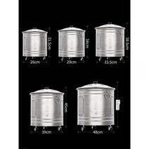 소각통 가정용 가열로 드럼 문서 폐지 뒷뜰 스토브, 골드 M