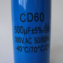 세루 모터 농기계 중장비 부품 소형 스타터 cd60 500uf 250v ac 헤비 듀티, 300v
