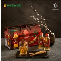 충북인삼농협 삼누리 인삼뿌리와 홍삼 120ml x 10병