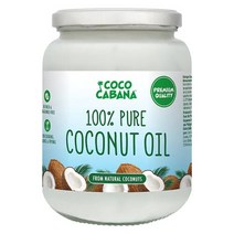 Coco Cabana 코코 카바나 100% 퓨어 코코넛 오일 1000ml 유리병 Coconut Oil, 1개