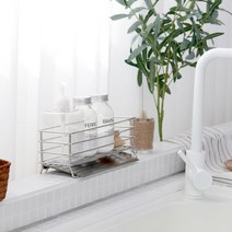 서울리빙 스팟 스텐304 수세미거치선반+세제디스펜서(와이드형)