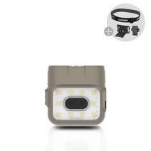 크레모아 헤드랜턴 LED캡라이트 캡온 120H (CLP-135) 캠핑용품 충전식 랜턴 LED 헤드라이트, 없음, 탄