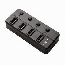 이지넷 4포트 USB2.0 허브(NEXT-704UHP) 유전원