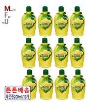 피오디 레몬즙 200ML 12개 레몬에이드 레몬원액 A