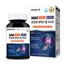 더블업 관절엔 엠에스엠2030 무릎통증 연골영양 MSM 2035mg x 90정 관절영양제, 180정 6개월
