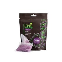 프레시 웨이브 라벤더 냄새 제거 및 탈취 팩 | 6개 봉지 작은 공간을 위한 안전한 완화 천연식물성 냄새제거제 가정용 흡수제, 라벤더., 6 카운트(1팩)