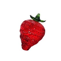 크리 에이 티브 동상 장식 예술 공예 웨딩 다이닝 룸 파티 침실을위한 소장 작품, 결정, 딸기 5cmx7cm