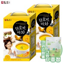 담터 단호박마차 50입+50입 총100입 + 담터 크리스피롤 미니 그린티 과자 증정