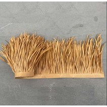 플라스틱 볏짚 소품 초가집 지푸라기 인테리어 정원, 갈색