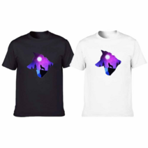 오너클랜 늑대 디지털프린팅 인쇄티셔츠 커플티 반팔티 오버핏