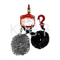 TOYU 체인블록 1톤 체인블럭 호이스트 컴팩트 운반 윈치 도르래 후크 로드 핸드 케이디공구 KD09, 1개