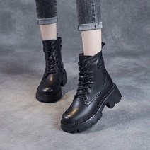 DM 여성 키높이 워커 여성용 통굽 레이스업 워커 6cm HLY80023