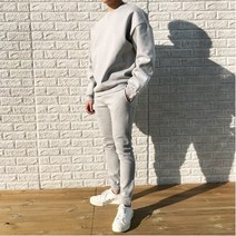 남자트레이닝 듀럴 지퍼 기모트레이닝세트 - 2color