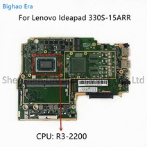 라이젠 2700AMD Ryzen 프로세서 4GBRAM Fru5B20R27410 100 테스트 레노버디어패드 330S15ARR 노트북 마더보, 01 R3-2200 CPU