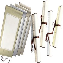 액자 붓글씨 민화 족자 수묵화 가훈 빈족자 글씨 소품 그리기 장식, 카키