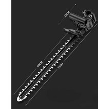 해지트리머 날 단품 조경 정원 커터 30cm 46cm 52cm, 앵글 그라인더 헤지 트리머(46 절단 길이), 1개