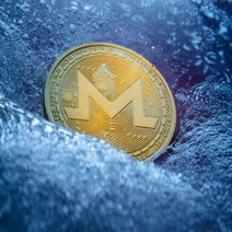 모네로코인 주화 데코 기념 Monero coin 장식 암호 화폐, Gold