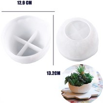 홈공방 레진아트 실리콘몰드 Diy 크리스탈 에폭시 수지 양손 모델 핸드 스토리지 접시 재떨이 거울 점토 석고 석고, 웨이브 그릇