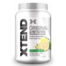 xtend 원래 bcaa 분말 레몬 라임 짜기 | 아미노산과 무설탕 운동 후 근육 회복 음료 | 남성용 7g bcaas 앰프 여성 | 90인분, 30인분1팩